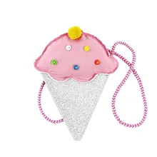 Kawaii/милая сумка-мессенджер с блестками для маленьких девочек, сумка через плечо для детей, модные аксессуары для детей