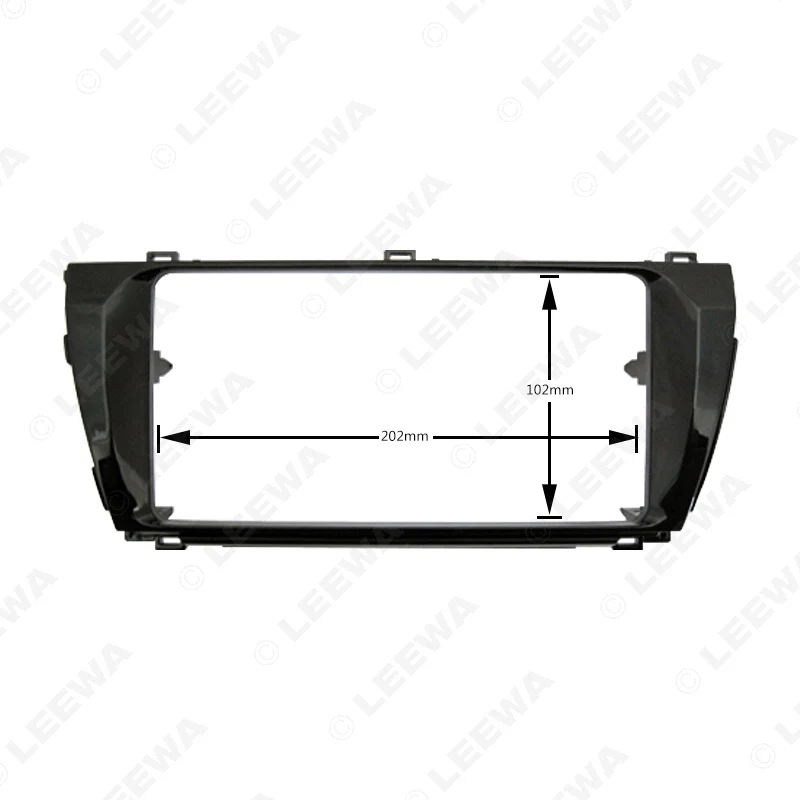 LEEWA 2DIN автомобильный стерео фасции адаптер каркаса для TOYOTA Corolla/Altis/Levin(LHD) Аудио тире пластины отделка для коробки передач# CA4867