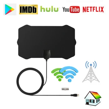 

200 Miles Indoor Digital HDTV Digital-TV Antenna Range Signal VHF UHF TV Receiver TV Radius Surf Fox Antena HD TV Antenna Aerial