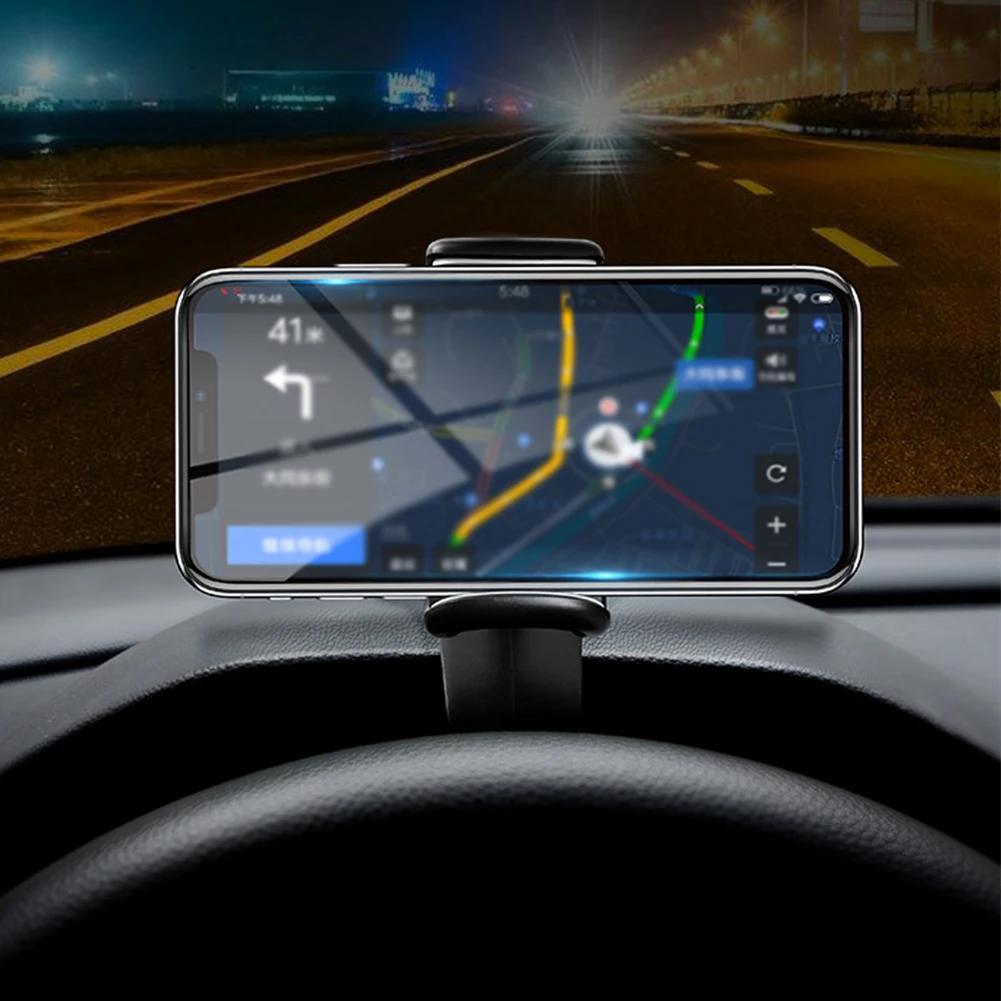 Автомобильные аксессуары для интерьера ABS автомобильный HUD зажим для приборной панели держатель подставки для сотового телефона