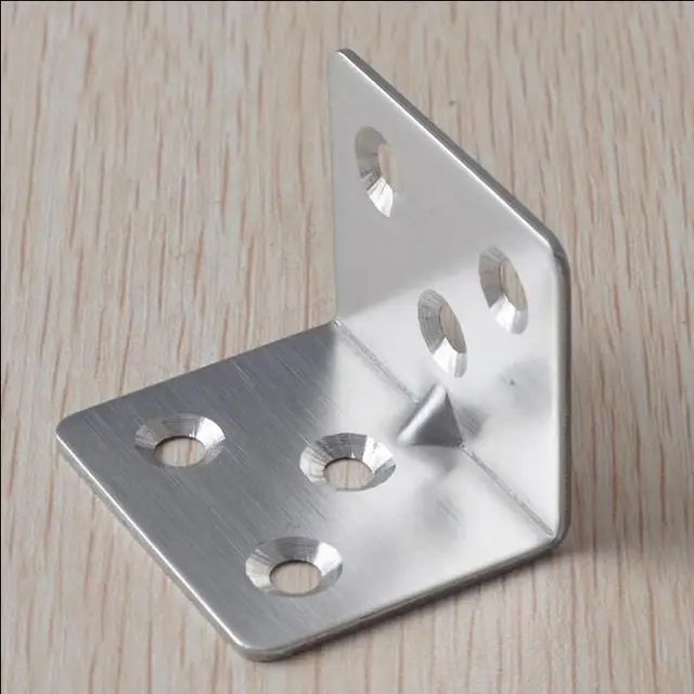 stainless steel fixed furniture corner brackets 90 degrees