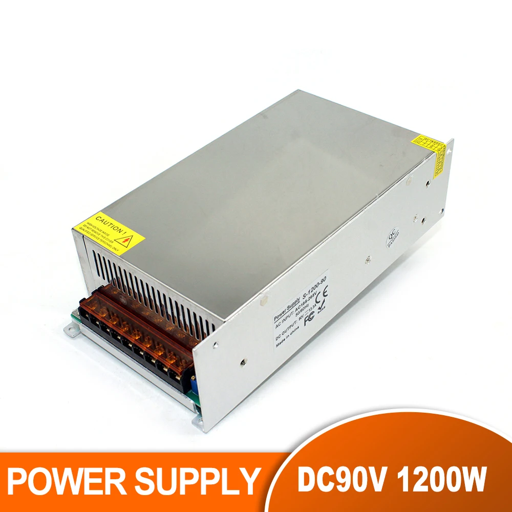 Импульсный источник питания DC 90V 13.3A 1200W Трансформатор источника питания 220V 110AC DC60V SMPS для промышленного оборудования машины