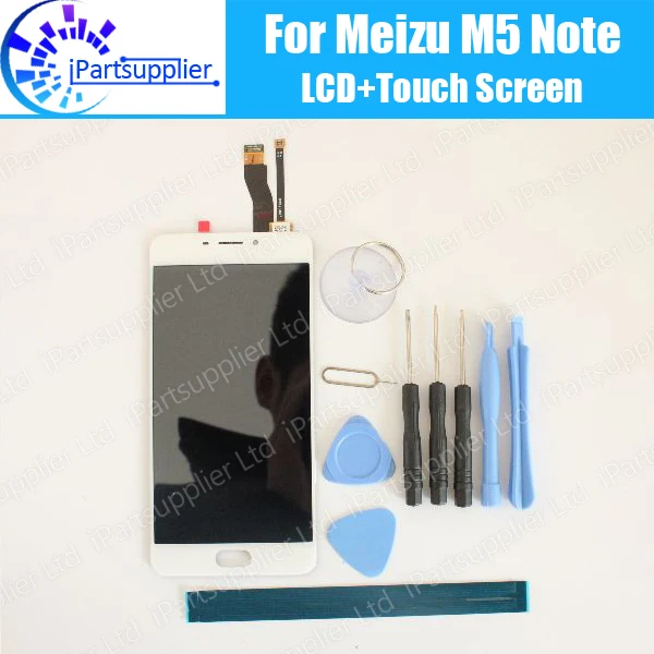

Meizu M5 Note LCD Display+Touch Screen 100% Original LCD Digitizer Glass Panel Replacement For Meizu M5 Note +tools+adhesive