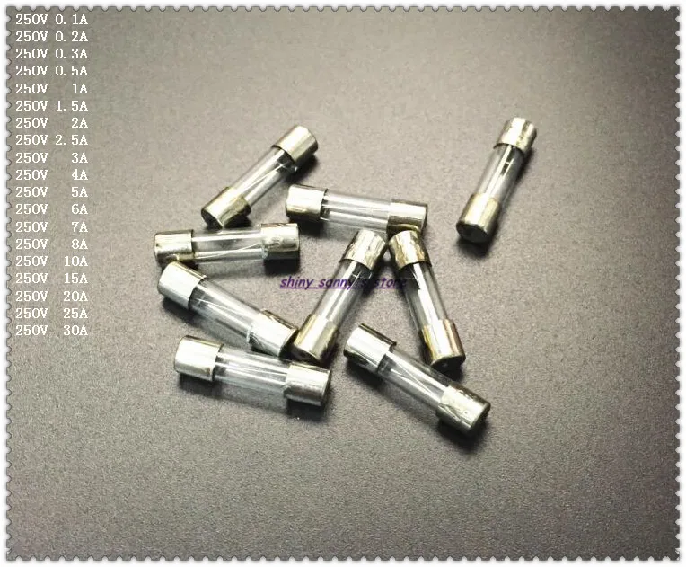 5A 250V GLASS FUSE LOT OF 2