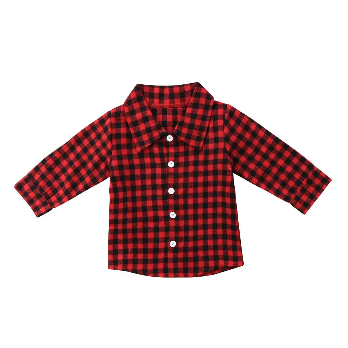 

Toddler Kids Baby Boy Long Sleeve Plaids&Checks Shirt Tops Blouse Casual Clothes