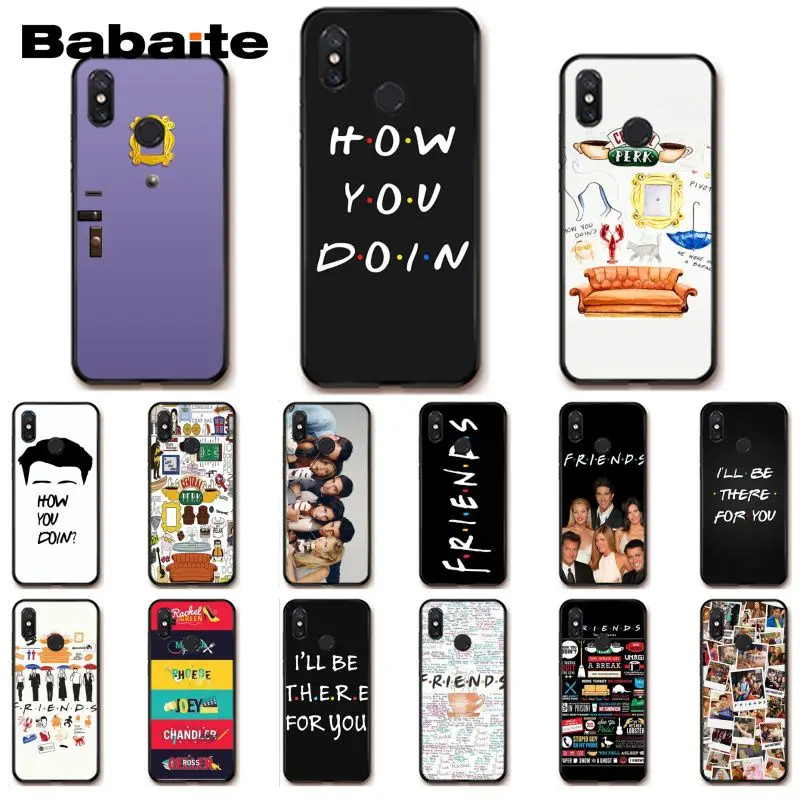 

Babaite friends tv show how you doin Phone Case for Xiaomi MiA1 A2 lite F1 Redmi 4X 5Plus S2 Note7 Redmi Note4