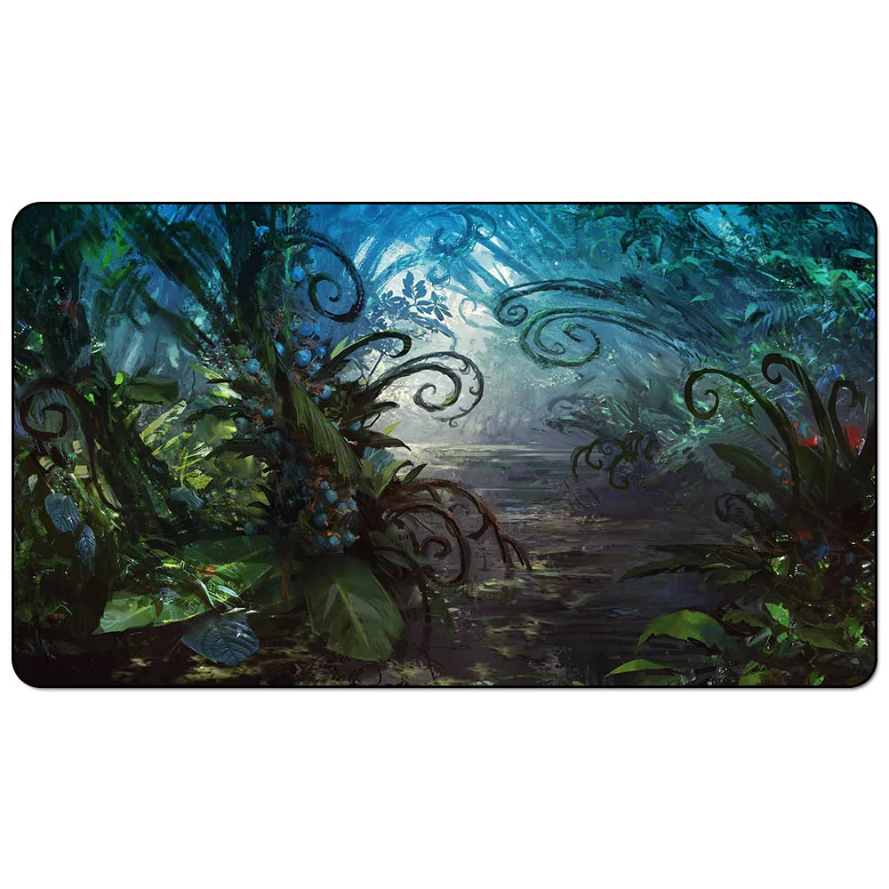 Магический игровой коврик для торговых карт: Цветущий болотный каладеш MtG арт
