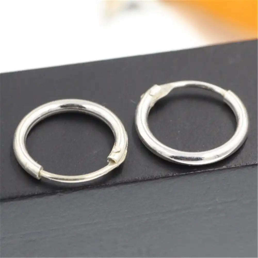 2017 Бесплатная доставка ювелирные изделия действительно 925 стерлинговые серебряные серьги восстановление древних способов заключены легки...