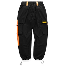 Осень, уличная одежда с карманами, штаны в стиле хип-хоп, свободные, повседневный стиль, мужские,, новые товары, мужские, модные, дизайн, брюки-карго