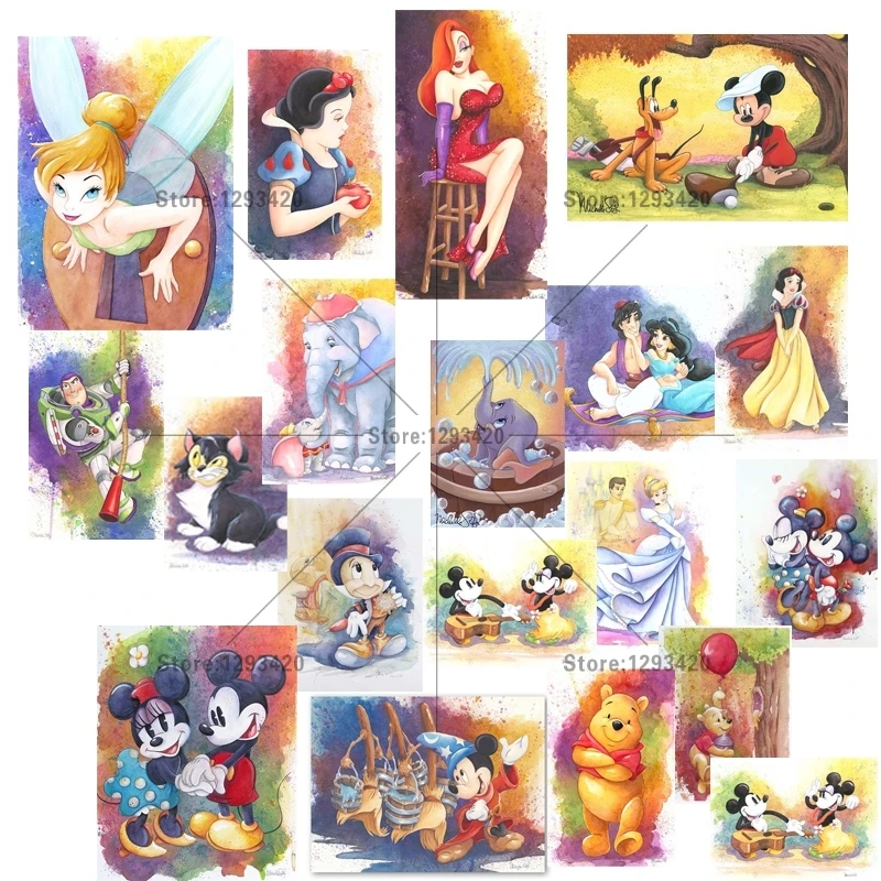 

5D diy diamond painting princess pictures of rhinestones embroidery dmc square cross stitch needlework home diamond mosaic