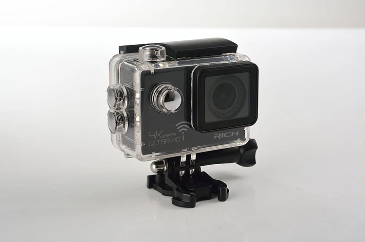 DHL Sport Camera NT96660 4K 24fps ULTRA HD 16MP WiFi 30M Waterproof Action camera Aluminum Extendable Pole Stick+camera bag light action camera