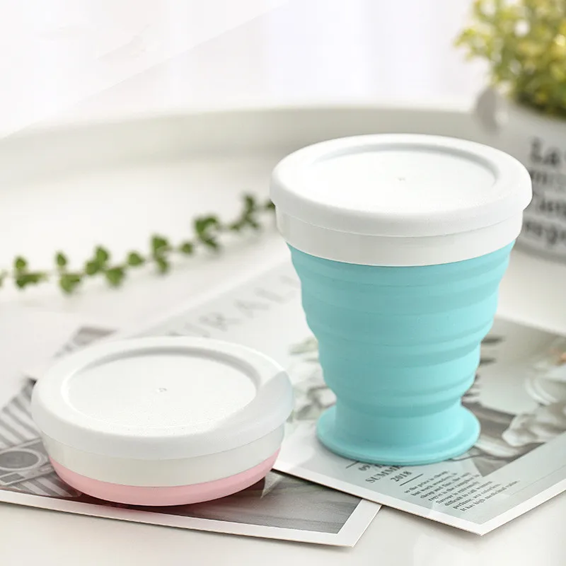 

Creative New Silicon Simple Mug Plastic Folding Cup Set Water Cup Outdoor Student Practical Coffee Mug Multicolor Plastic Cup