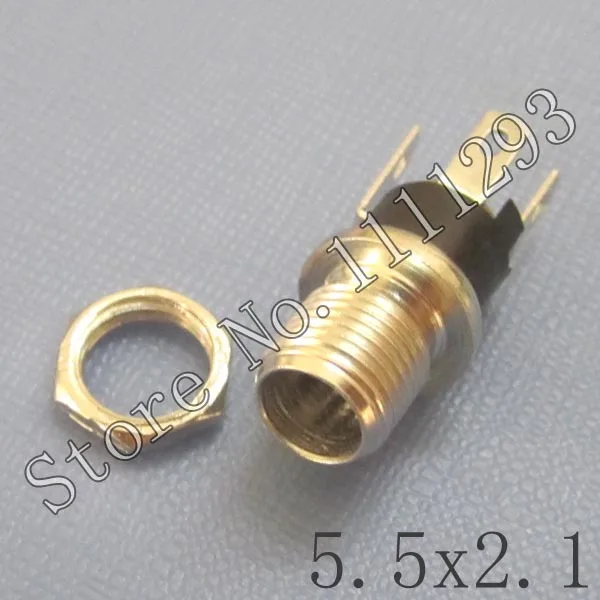 20pcs/lot 3 pin DC Power Jack Connector for Mini iTX etc Desktop 5.5x2