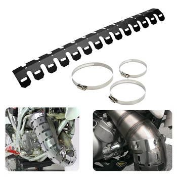 

Motorcycle Exhaust Muffler Pipe Heat Shield Cover Heel Guard For BMW R1100S Honda XR100R KTM Kawasaki Yamaha Suzuki