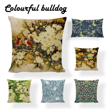 

Big Discount Chinese Flowers Pink Peony Cushion Covers Wedding Square Gift Woven Linen Promotion Home Decor Lumbar Pillow Covers