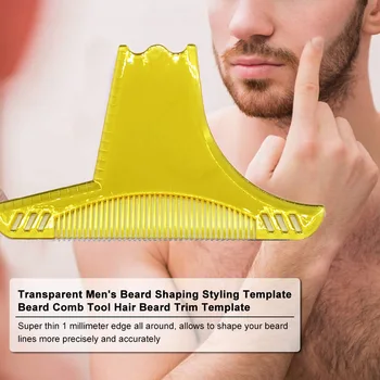 

Beard Comb Beard Shaping Styling Template Men Beard Shaper Beard Shaping Template Trimming Template Comb