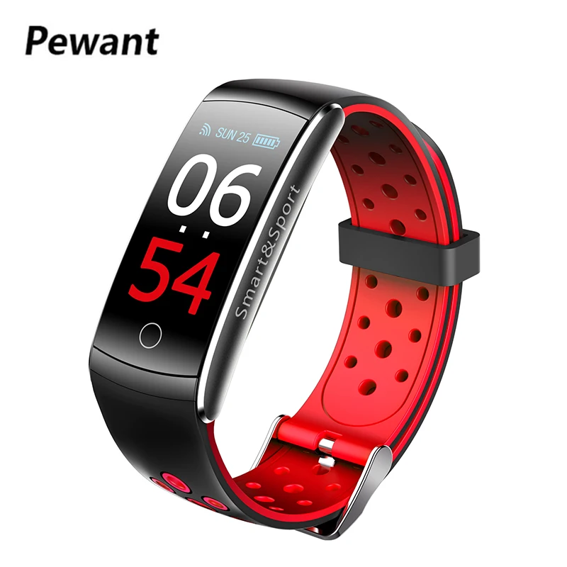 Pewant IP68 смарт-браслет IPS цветные Смарт-часы фитнес-трекер Bluetooth браслет пульсометр