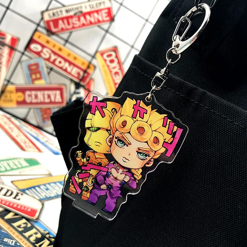 Аниме JoJo's bistry Advance Золотая ветряная Ghirga Narancia Giovanna акриловая настольная