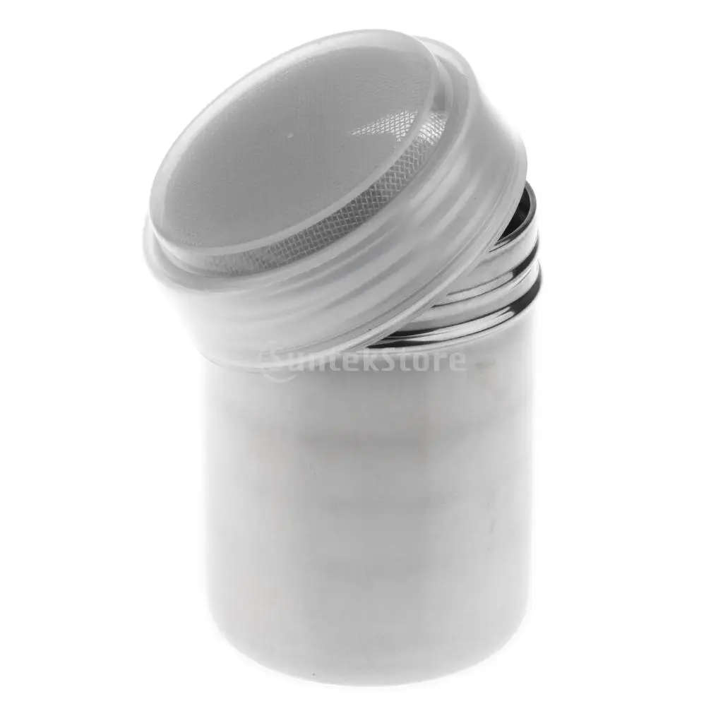 

Portable 90 x 59mm Spice Salt Pepper Mesh Shaker Jar Bottle - 304 Stainless Steel Camping Travel Picnic Outdoor Cooking