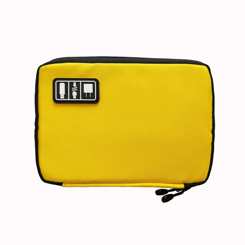 RHXFXTL брендовый дорожный органайзер, сумка для упаковки, зарядное устройство, линия передачи данных, посылка, аксессуары для путешествий, зарядное устройство для электроники, чехол для линии передачи данных - Цвет: yellow