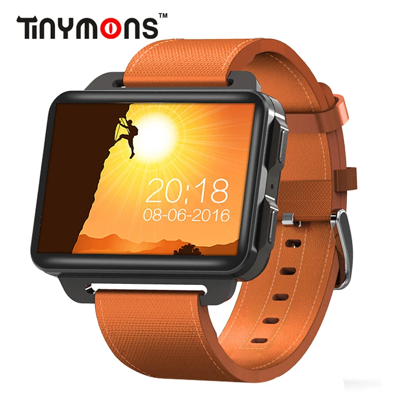 Tinymons DM99 Smart Watch 3G WCDMA Men Women Smartwatch Android 5.1 OS 1GB+16GB Camera Bluetooth Sports Heart Rate Monitor Watch
