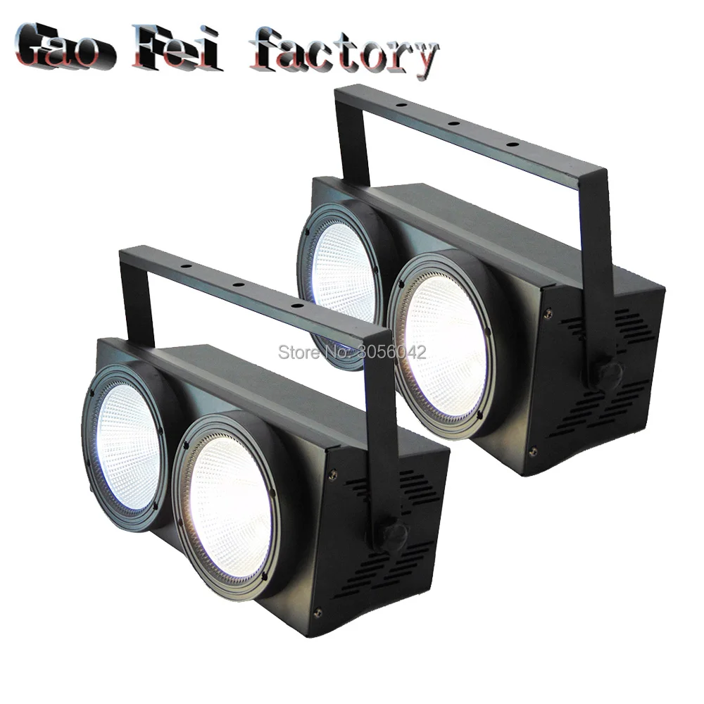 

2pcs/lot 2x100W COB DMX Surface Audio Studio Pro Lighting