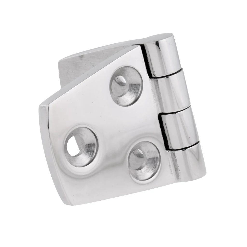 4 Pack Marine Boat Yacht Mirror Polished Door Hinge 3x1.5 inch - 316 Stainless Steel
