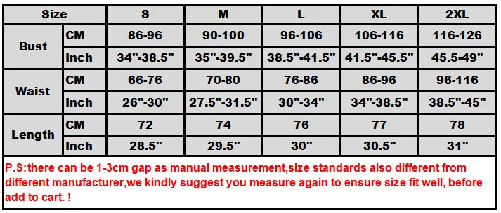 size chart 09