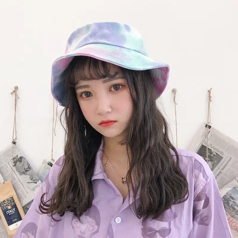 bucket hat korean fashion