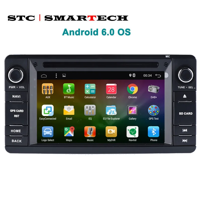 Android 6.0.1 Outlander 2din Car Stereo Radio DVD Player GPS Navigation