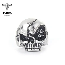 EVBEA оптом недорогой стильный Hell Death мужское кольцо с черепом