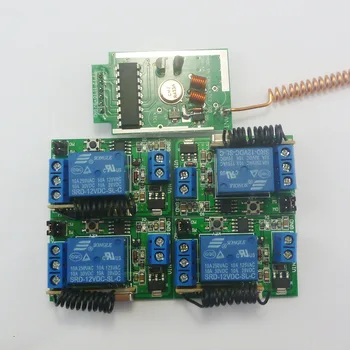 

DC 12V 433MHz PT2262 Transmitter Control Delay Relay Receiver Kits Wireless Bulb System ASK/OOK