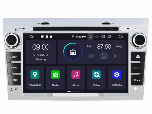 Clearance Navirider GPS Android 9.0 bluetooth stereo 4-Core 8-Core car DVD player for OPEL VECTRA ANTARA ZAFIRA CORSA MERIVA accessories 5