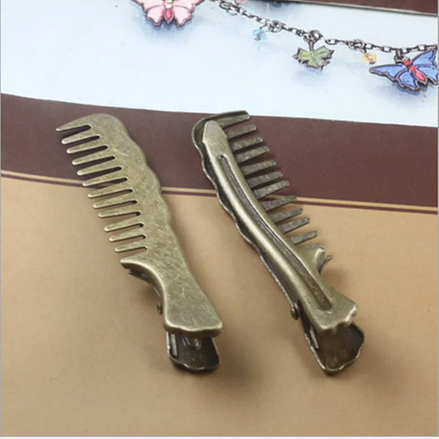 Antique Bronze Hair comb Clip woman fashion Hair Accessories vintage