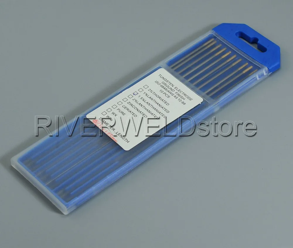 

1.5% Lanthanate Tungsten Wolfram Electrodes TIG Welding WL15 Gold 1.6 (2.0 and 2.4 and 3.2 are optional) *175mm Tig Rod ,10PK