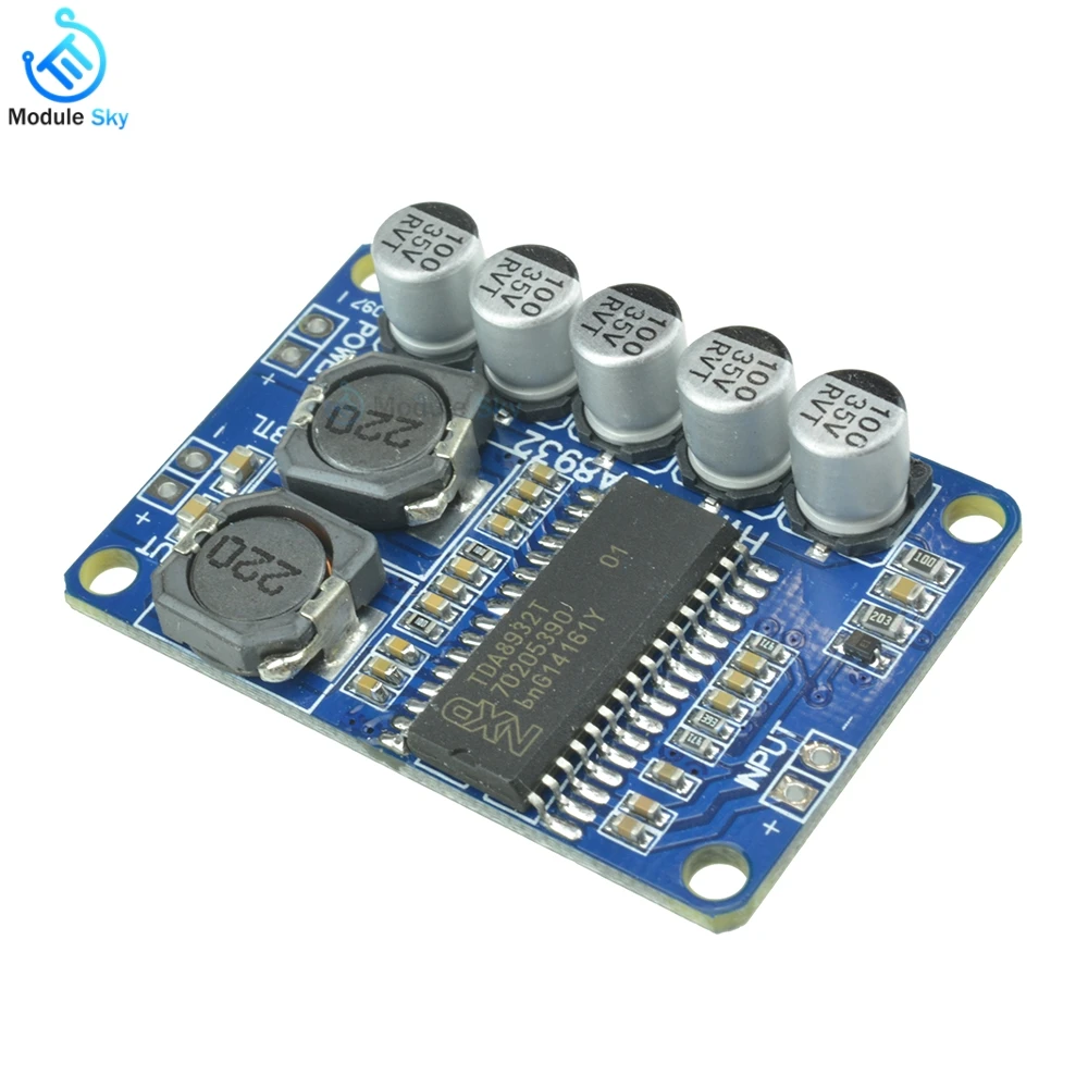 

mono amplifier board module 35w TDA8932 low power consumption DC10-30V audio placa amplificador player module speaker amp board