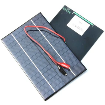 

10 pcs /lots 4.2W 18V Solar Cell Polycrystalline DIY Solar Panel+Clip For Charging 12V Battery System Study 200*130MM
