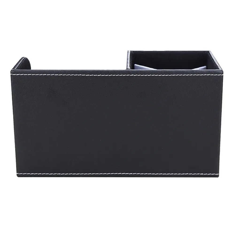  1pcs PU Leather Multi-function Desk Stationery Organizer Storage Box Pen/PencilCell phone Business 
