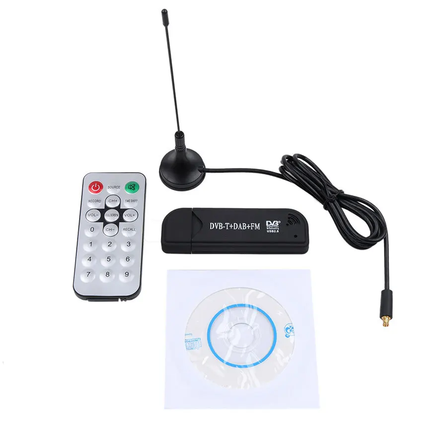 

USB TV Stick DVB-T+FM+DAB RTL2832U + R820T Chip TV signal receiver Support Windows 2000 / XP / Vista / 7 / 8