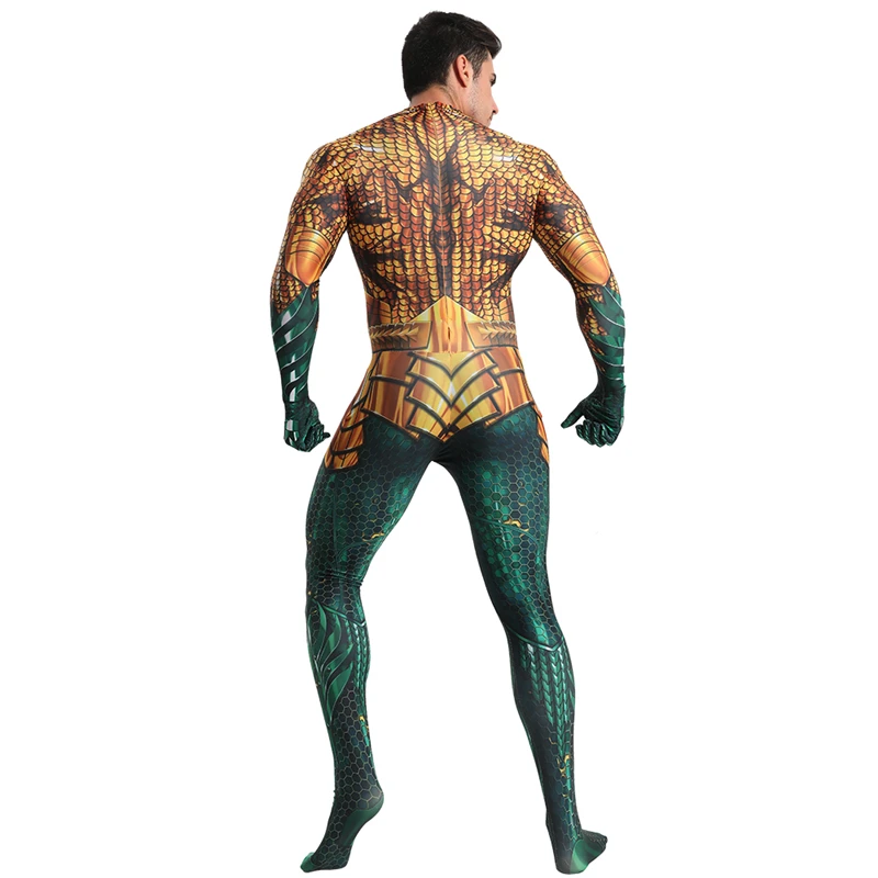 Роскошный костюм супермена Aquaman для косплея комбинезон супергероя Лиги