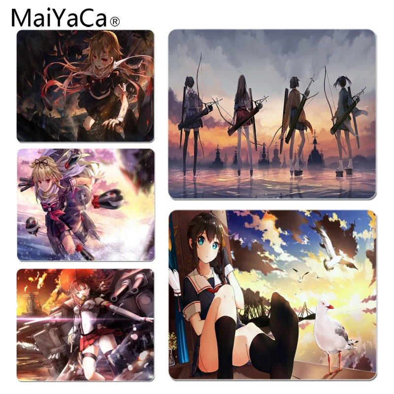 

MaiYaCa Funny Kantai Collection Customized MousePads Computer Laptop Anime Mouse Mat Size for 18*22cm and 25*29cm Mousepad