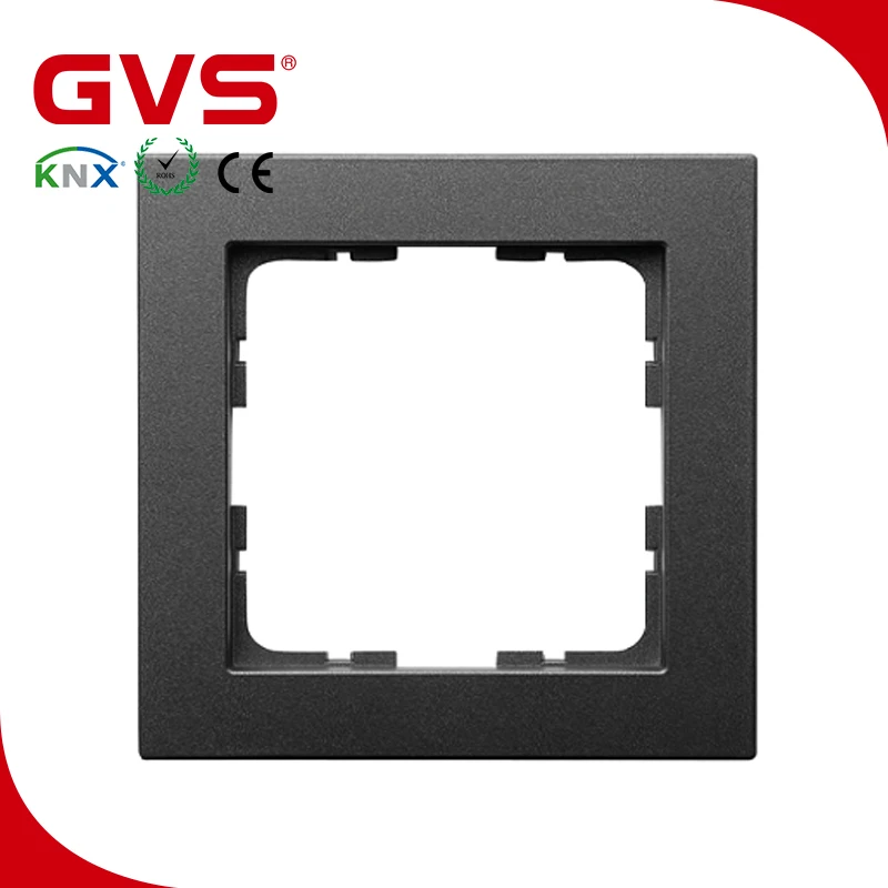 

Latest Factory KNX/EIB GVS K-bus KNX Smart Home/Building Automation System KNX Push Button 55mm Frame, 1 Frame Dark Grey