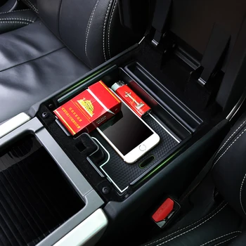 

1PC Car Central Armrest Storage Box Door Glove Organizer Box Phone Tray for Land Rover Discovery Sport 2015-2018 Car Accessories