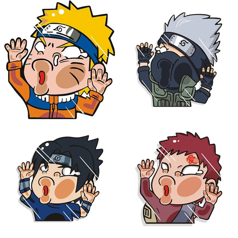 Aliexpress com Buy Naruto collide glass stickers funny 