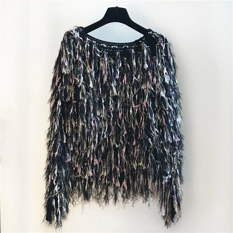 

Pullovers Feminino Poncho Women Sweaters And Pullovers Free Shipping 2019 Tassel Pullover Sweater Autumn Winter Korean Loose