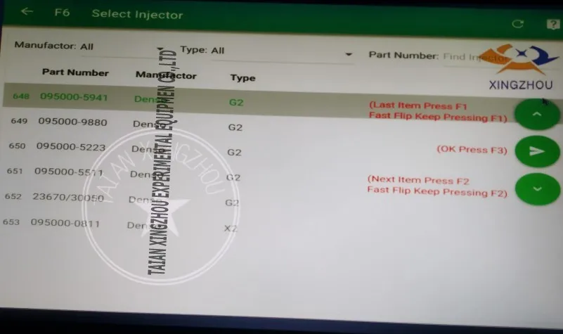CRM900 denso injector data1