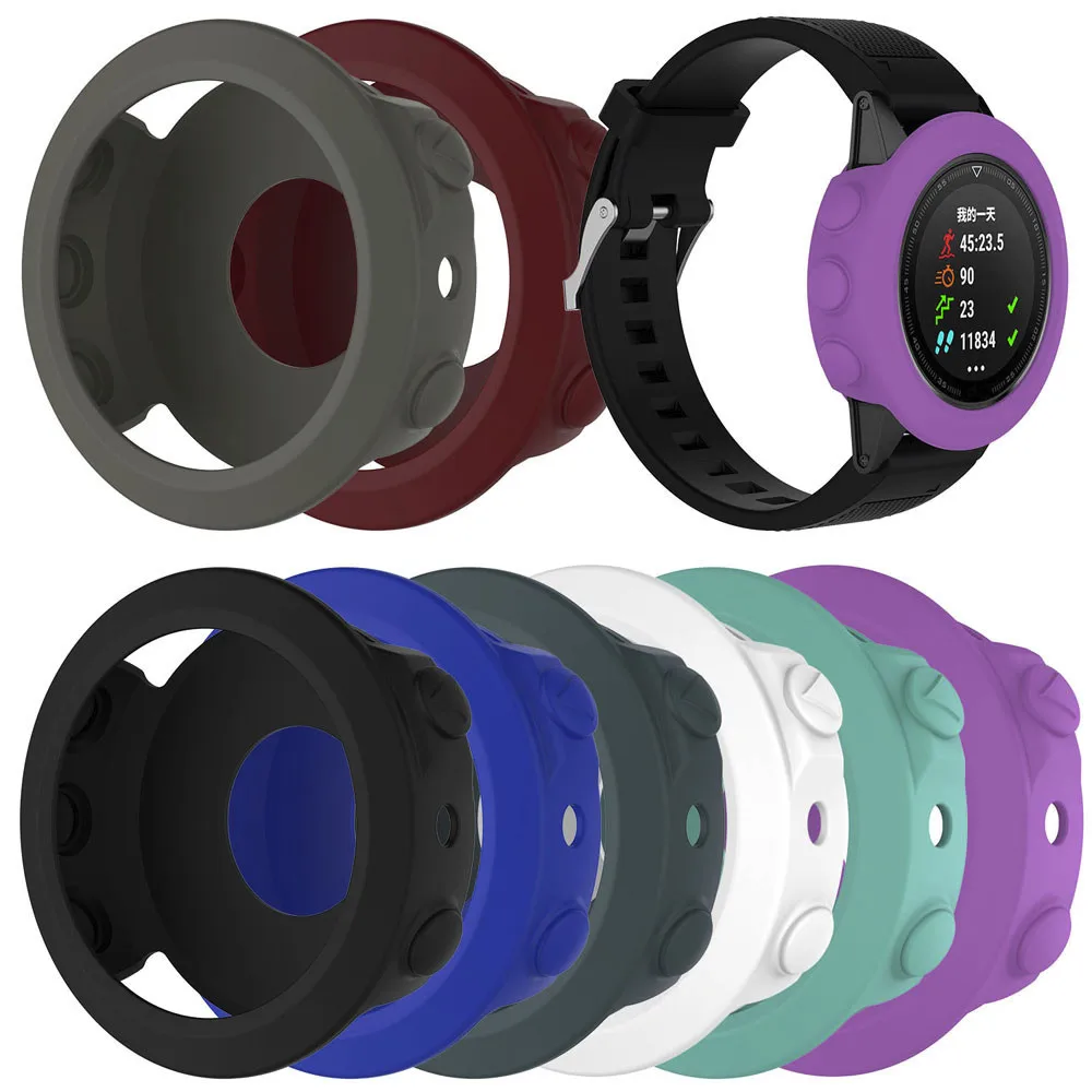 

Replacement Silicon Slim Watch Case Cover For Garmin Fenix 5 GPS Watch SmartWatch Watachband Sporting Goods Accessories