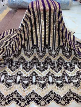 

Embroidered Net Fabric with beads With super Quality Jolin-7.3202 African Tulle Lace Fabric For party Dress