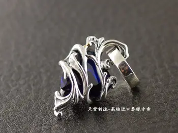 

Love blue silver pendants