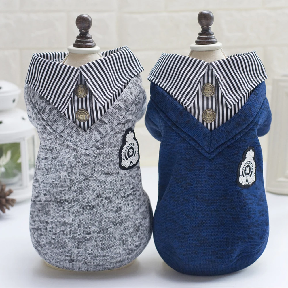 

Gentleman Dog Clothes for Small Dogs Coat Warm Pet Chihuahua Clothes Puppy Sweater Shirt Pet Coat Outfit For Dog Clothing